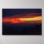 Red Sky at Night Poster