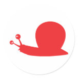 red slug icon stickers