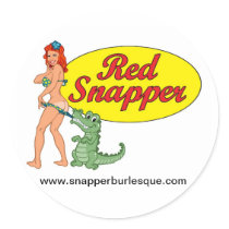 Red Snapper Stickers