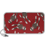 Red Sock Monkey Doodle iPhone Speakers