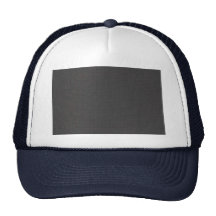 Red spiral curtain trucker hat