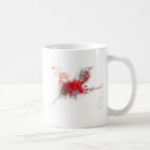 Red Splatter Mug