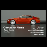 Red Sports Car Business Card