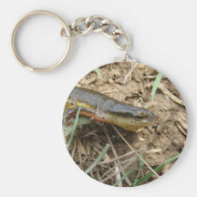 red-spotted newt key chain