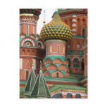 Red Square in Moscow, Russia.  Photographed on a Post Card