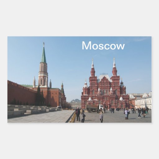 Red Square. Moscow, Russia Rectangular Sticker
