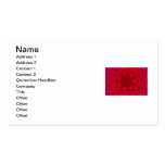 Red Star and Sun Mandala Business Card Templates