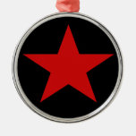 Red Star Christmas Tree Ornaments