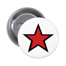Red Star! Cool Red Star productcs! Button