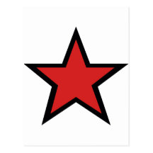 Red Star! Cool Red Star productcs! Postcards