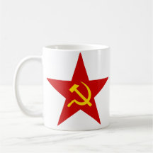 Red Star (hammer & sickle) mug