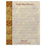 Red Star Septagram Lined letterhead