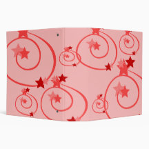 Red Stars 2" Binder