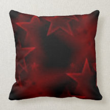 Red Stars Pillow