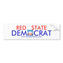Red State Democrat Bumper Stickers