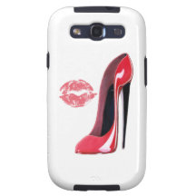 Red Stiletto Shoe and Kiss Samsung Case-Mate Case