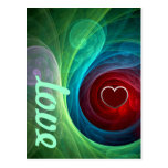 Red Storm Love Postcard