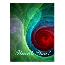 Red Storm Thank You Postcard
