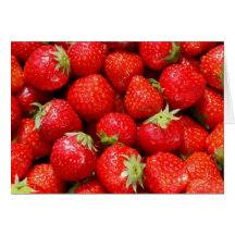 Red Strawberries Greeting Card
