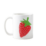 red strawberry icon mugs