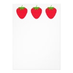 Red Strawberry. Invitation