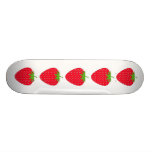 Red Strawberry. Skateboard Deck