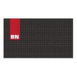 Red Stripe Black Tread Business Card