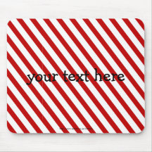 Red Striped Mousemats
