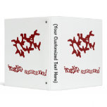 Red Summoning Weedaula Vinyl Binder