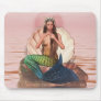 Red Sunset Mermaid Mousepad