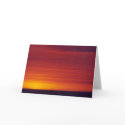 Red Sunset Photo cards