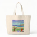 Red Surfboard on Kaanapali Beach, Hawaii bags