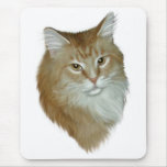 Red Tabby Maine Coon Mouse Pads