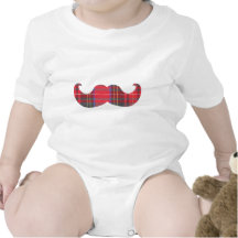 Red Tartan Moustache Shirts