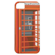 Red Telephone Booth Case-Mate iPhone 5 Case