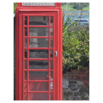 Red Telephone box Flyer Design