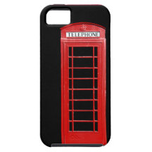 Red Telephone Box iPhone Case