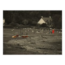Red telephone box photo print