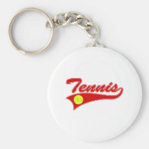 Red Tennis Keychains