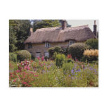 Red Thomas Hardy's cottage, Dorset, England flower postcards