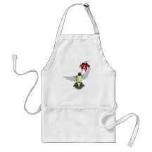 Red Throated Hummingbird Aprons