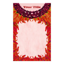 Red TieDye Stationery