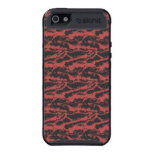 red tiger camo iphone5 case cover for iPhone 5