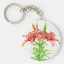 Red Tiger Key Chain