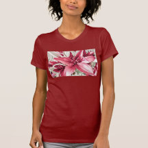 Red Tiger Lily T-Shirt