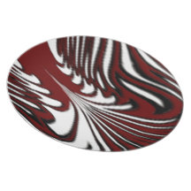 Red Tiger Party Plate