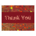 Red Tile Thank You Personalized Invites
