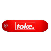 RED TOKE SKATE BOARD DECKS