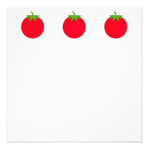 Red Tomato. Custom Invitation