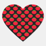 Red Tomato Pattern. Stickers